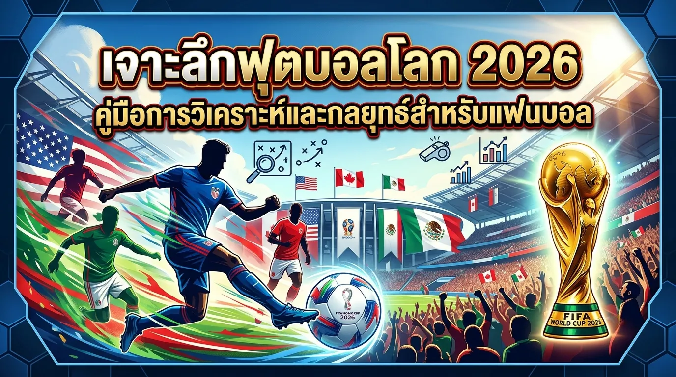 เจาะลึกฟุตบอลโลก 2026: คู่มือการวิเคราะห์และกลยุทธ์สำหรับแฟนบอล
