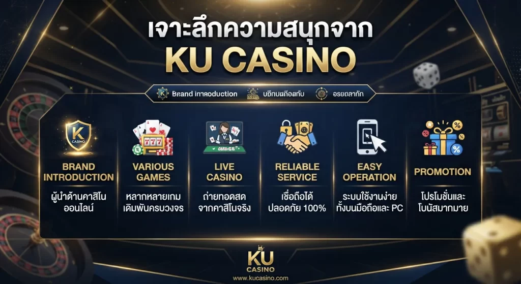 เจาะลึกความสนุกจาก KU CASINO